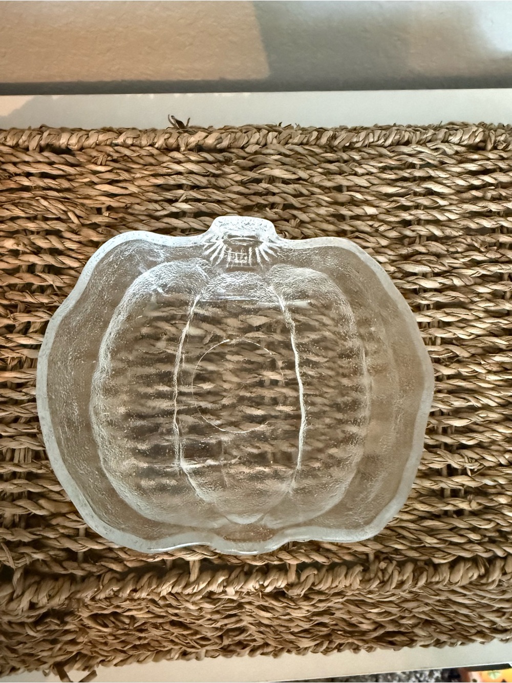 Studio Nova Vintage Glass Pumpkin Tidbit Candy Bowl